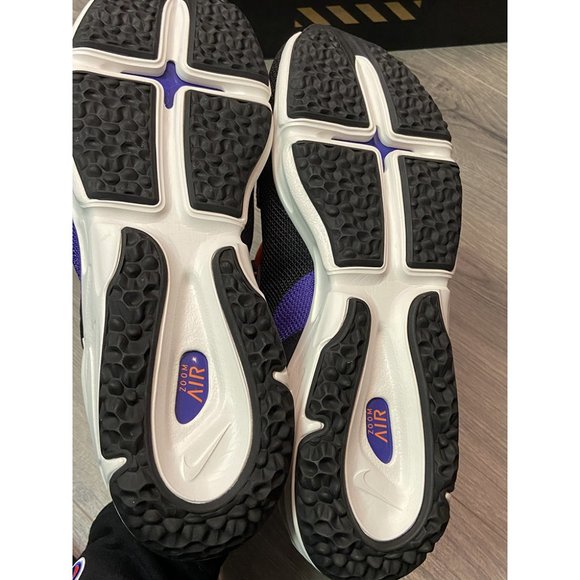 Nike Zoom Moc THE 10TH  BLACK PURPLE ORANGE WHITE NEW IN BOX SIZE 13 - Picture 5 of 6